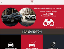 Tablet Screenshot of kiasandton.co.za